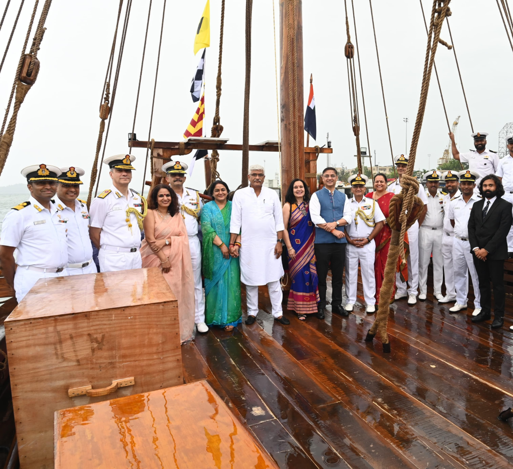 INSV Kaundinya Ancient Stitched Sail Ship