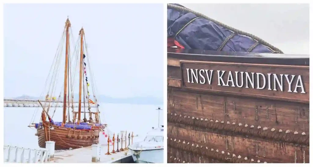 INSV Kaundinya Ancient Stitched Sail Ship