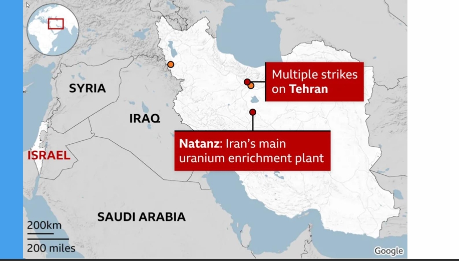 Operation Rising Lion On Iran of Israel