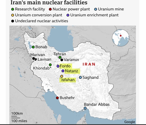 US Strikes 3 Nuclear Sites In Iran