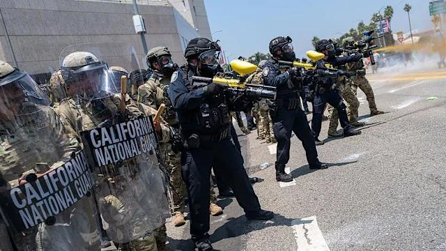 Trump Deploy National Guard On Anti-ICE Protest