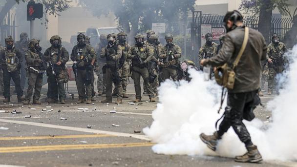 Trump Deploy National Guard On Anti-ICE Protest