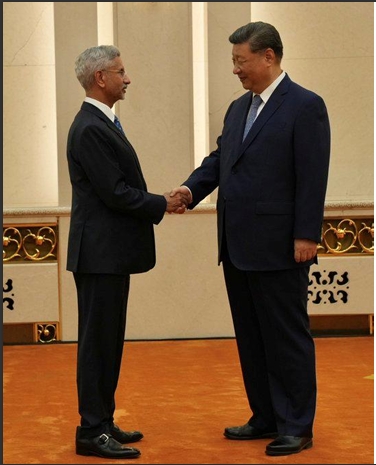 EAM Jaishankar Meets President Jinping !!